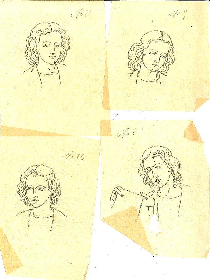 Four Studies of Young Men by Kunstwerkplaatsen Cuypers & Co. Cuypershuis 0682g