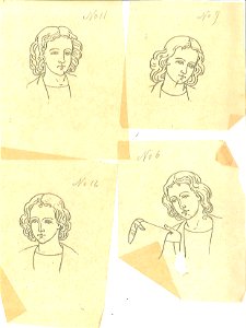 Four Studies of Young Men by Kunstwerkplaatsen Cuypers & Co. Cuypershuis 0682g
