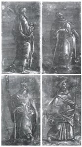 Four Drawings of Apostles by Hans Holbein the Younger