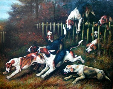Foxhounds by Frances C. Fairman