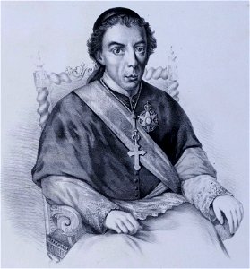 Fr. Antonio de Arrabida Bispo de Anemuria - Litografia (cropped)