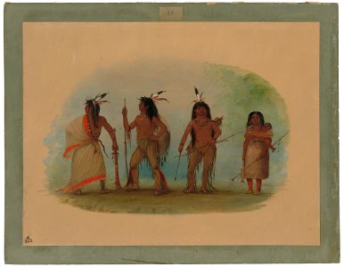 Four Apachee Indians C17021