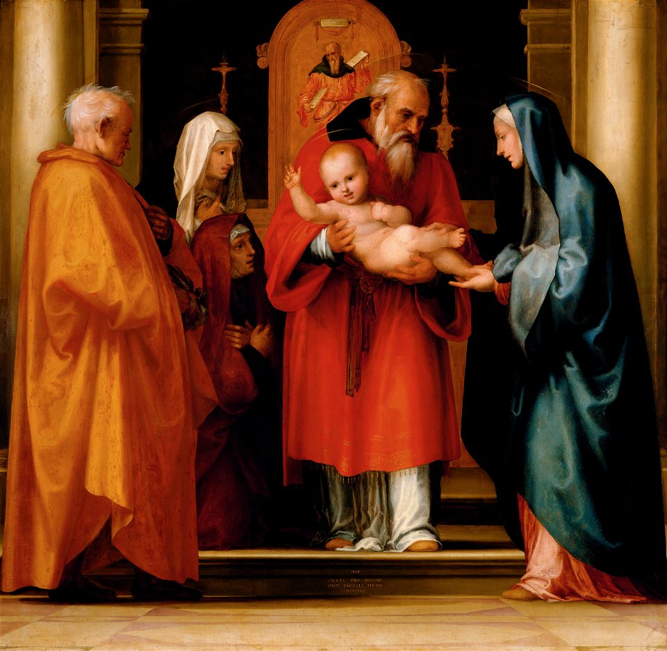 Fra Bartolommeo - The Scene of Christ in the Temple - Google Art Project