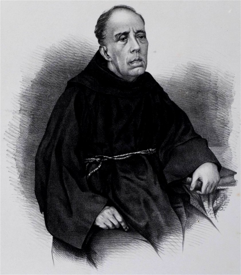 Fr. Francisco de Monte Alverne - Litografia (cropped)