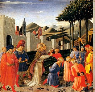 Fra Angelico - The Story of St Nicholas - The Liberation of Three Innocents - WGA00507