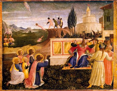 Fra Angelico - Saint Cosmas and Saint Damian Salvaged - WGA00513. Free illustration for personal and commercial use.