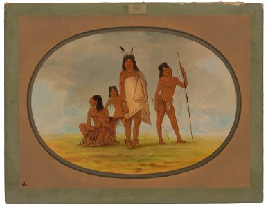 Four Flathead Indians C17019