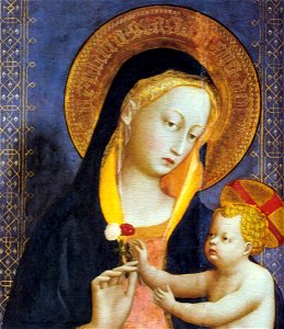 Fra Angelico - San Domenico Altarpiece (detail) - WGA00446. Free illustration for personal and commercial use.