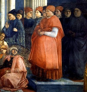 Fra Filippo Lippi - The Funeral of St Stephen (detail) - WGA13272. Free illustration for personal and commercial use.