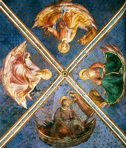 Fra Angelico - View of the chapel vaulting - WGA00601