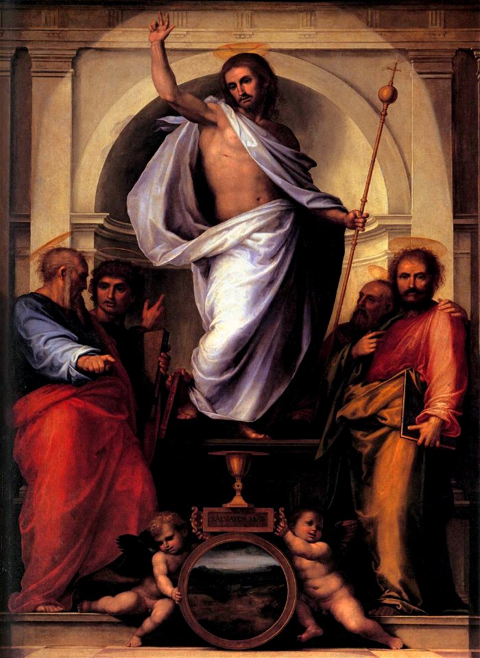 Fra bartolomeo 03 Christ with the Four Evangelists