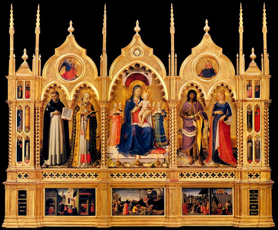 Fra Angelico - Perugia Altarpiece (in modern frame) - WGA00496