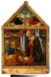 Fra Diamante - Adoration of Child Jesus and Crucifixion - M.Ob.606 MNW - National Museum in Warsaw