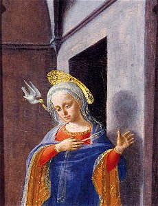 Fra Filippo Lippi - Annunciation (detail) - WGA13185
