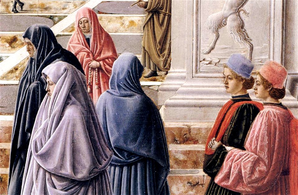 Fra Carnevale - The Presentation of the Virgin in the Temple (detail) - WGA04258