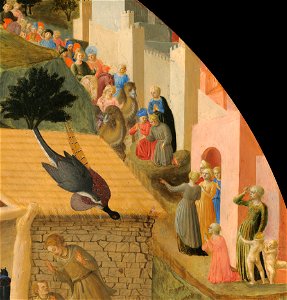 Fra Angelico and Fra Filippo Lippi - The Adoration of the Magi - Google Art Project (cropped right). Free illustration for personal and commercial use.