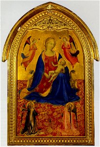 Fra Angelico - Madonna of Humility - WGA00642. Free illustration for personal and commercial use.