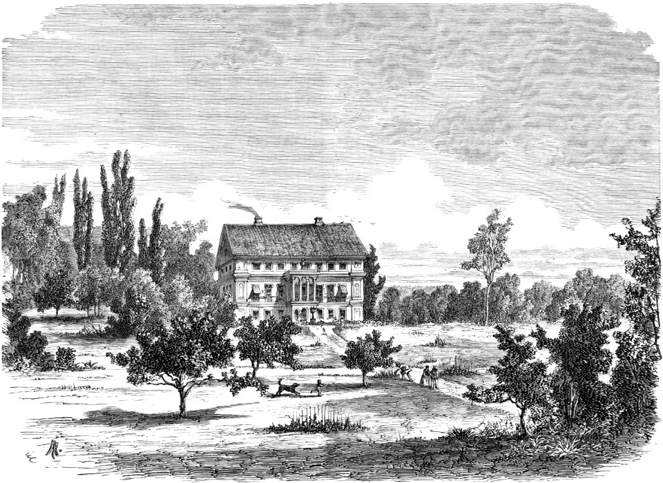 Fra Dalslands canal III. Hovedgaarden Baldersnæs