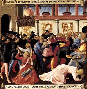 Fra Angelico - Massacre of the Innocents - WGA00610. Free illustration for personal and commercial use.