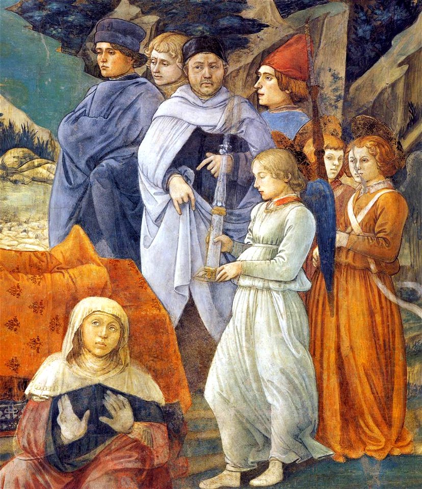 Fra Filippo Lippi - Death of the Virgin (detail) - WGA13314