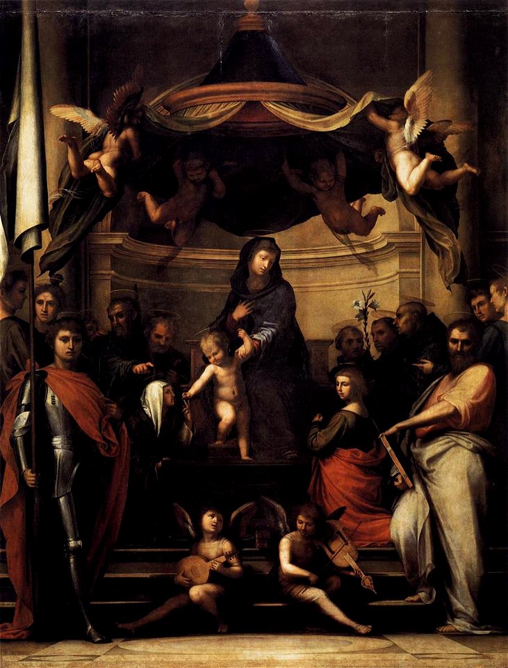 Fra bartolomeo 08 Mystic Marriage of St Catherine