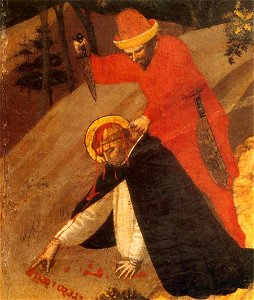Fra Angelico - St Peter Martyr Altarpiece (detail) - WGA00616. Free illustration for personal and commercial use.