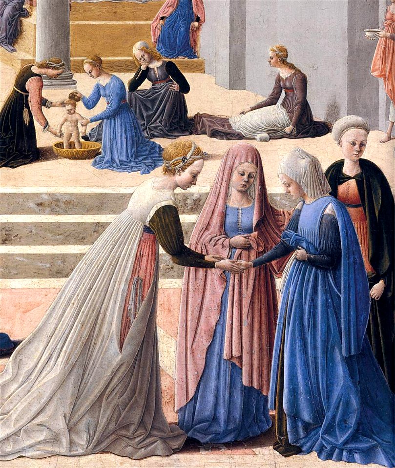 Fra Carnevale - The Birth of the Virgin (detail) - WGA04262