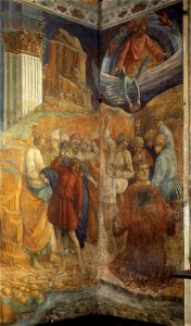 Fra Filippo Lippi - The Martyrdom of St Stephen - WGA13277. Free illustration for personal and commercial use.