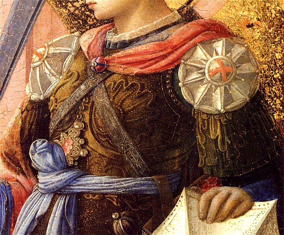 Fra Filippo Lippi - St Michael (detail) - WGA13254