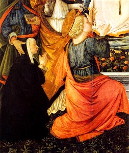 Fra Filippo Lippi - Madonna della Cintola (detail) - WGA13250