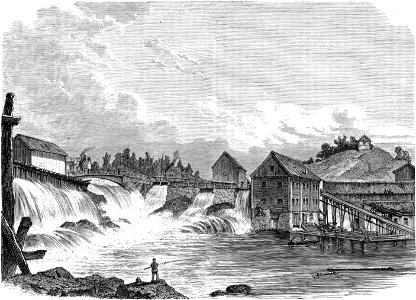 Fra Dalslands canal VI. Lennartsfors