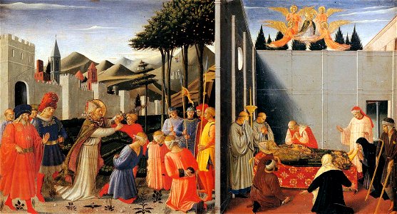 Fra Angelico - The Story of St Nicholas - WGA00506. Free illustration for personal and commercial use.