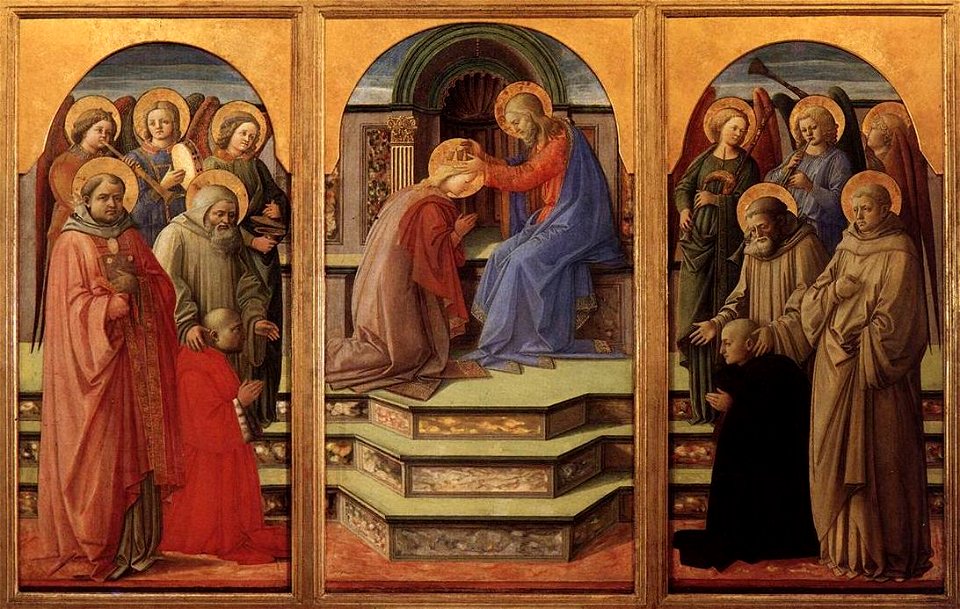 Fra Filippo Lippi - Coronation of the Virgin - WGA13215