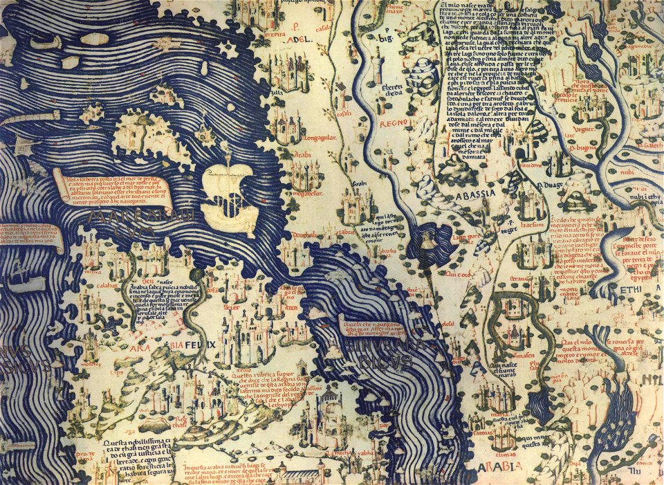 Fra Mauro map, sector XVI