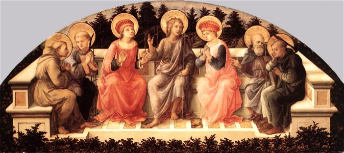 Fra Filippo Lippi - Seven Saints - WGA13234