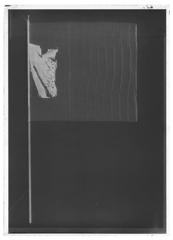 Fragment av en fana - Livrustkammaren - 51780-negative