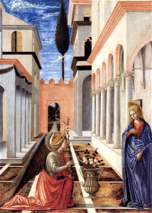 Fra Carnevale - The Annunciation - WGA04251. Free illustration for personal and commercial use.