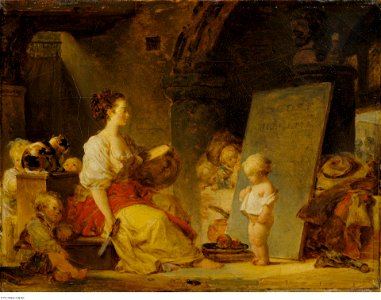 Fragonard - Dites donc s'il vous plaît (Say Please), c. 1780