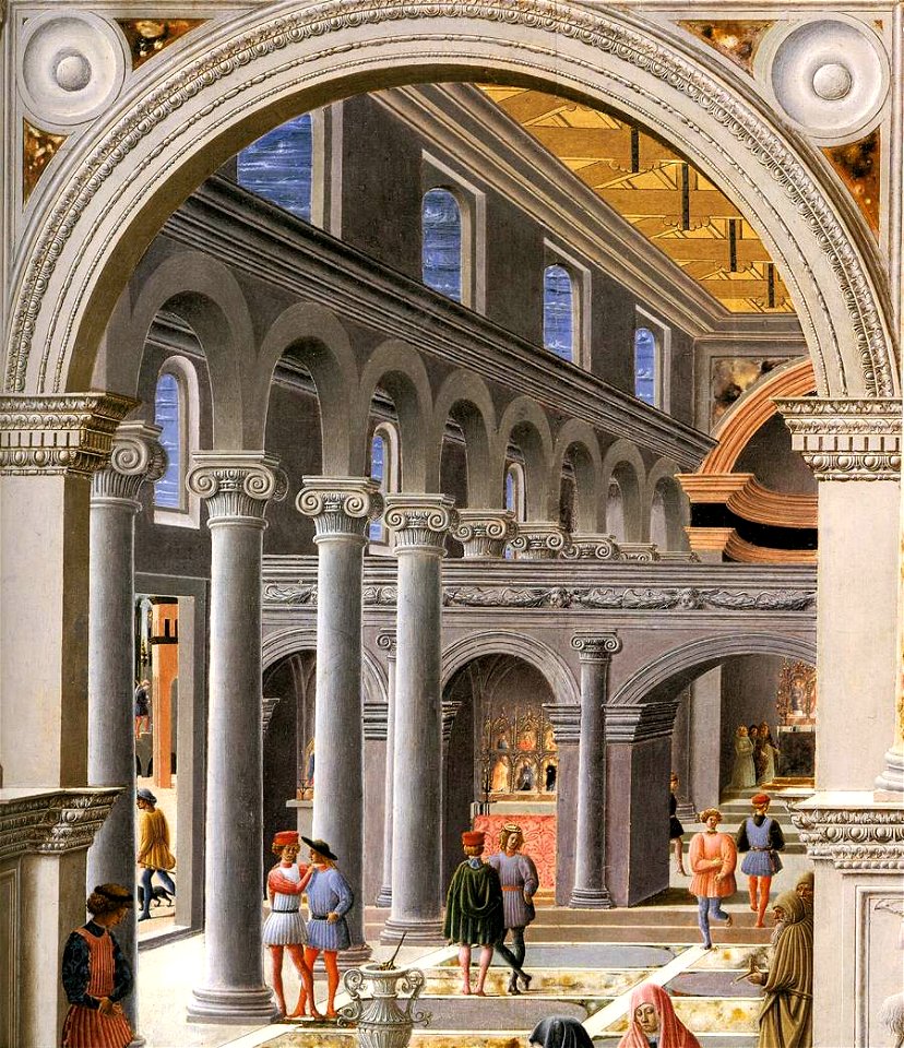 Fra Carnevale - The Presentation of the Virgin in the Temple (detail) - WGA04257
