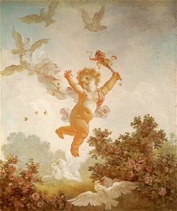 Fragonard - The Progress of Love Love the Jester, 1790–91