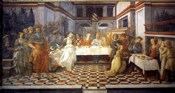 Fra Filippo Lippi - Herod's Banquet - WGA13286