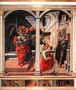 Fra Filippo Lippi - Annunciation - WGA13220