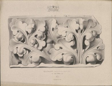 Fragment (Portal de Notre Dame de Paris), Style Gothique, objectnr A 59238