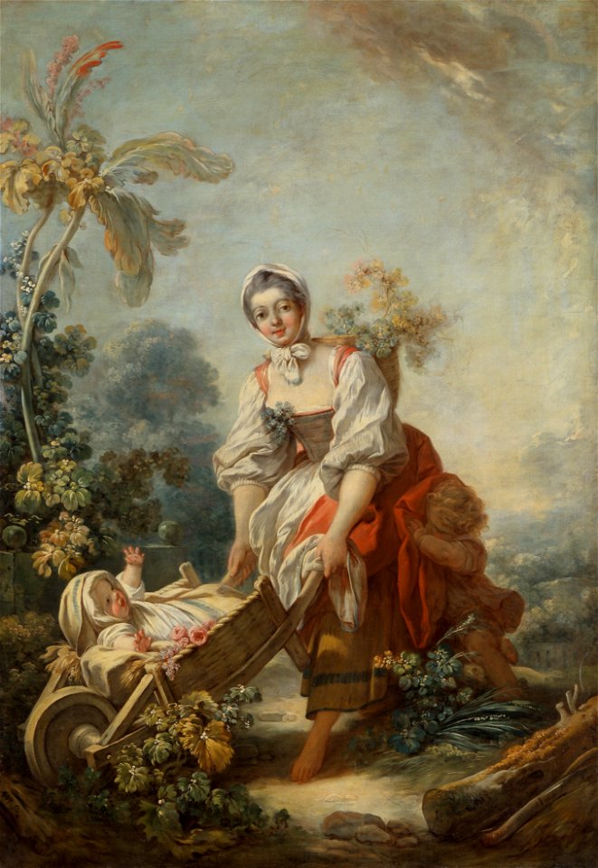 Fragonard, Jean-Honoré - The Joys of Motherhood - Google Art Project