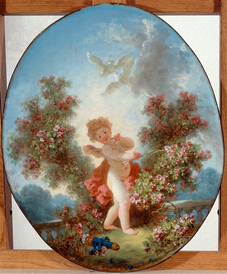 Fragonard, Jean-Honoré - L'Amour en sentinelle - J 32 - Musée Cognacq-Jay