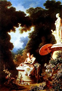 Fragonard Confession of Love. Free illustration for personal and commercial use.