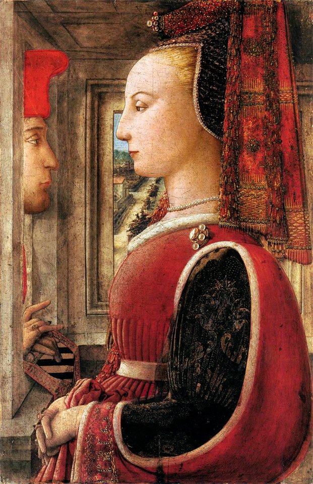 Fra Filippo Lippi - Portrait of a Man and a Woman - WGA13196