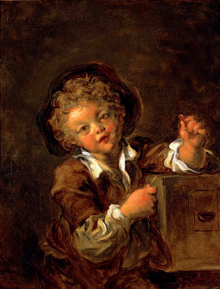 Fragonard - Boy with a Peep Show, 1780