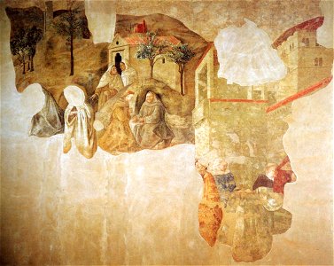 Fra Filippo Lippi - Confirmation of the Carmelite Rule - WGA13166