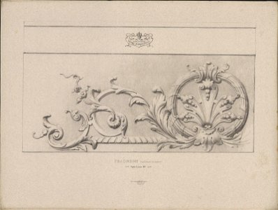 Fragment Château de Bercy, Style Louis XIV, objectnr A 59273